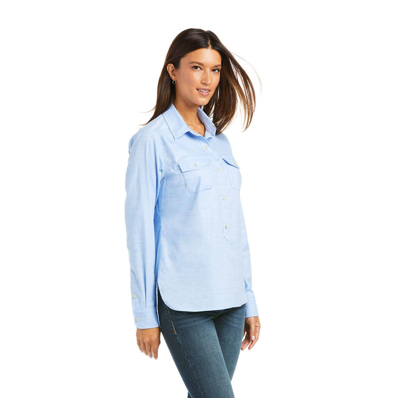 Ariat Hemden Damen - Loyola Popover HellBlau ( PDHLK-5903 )